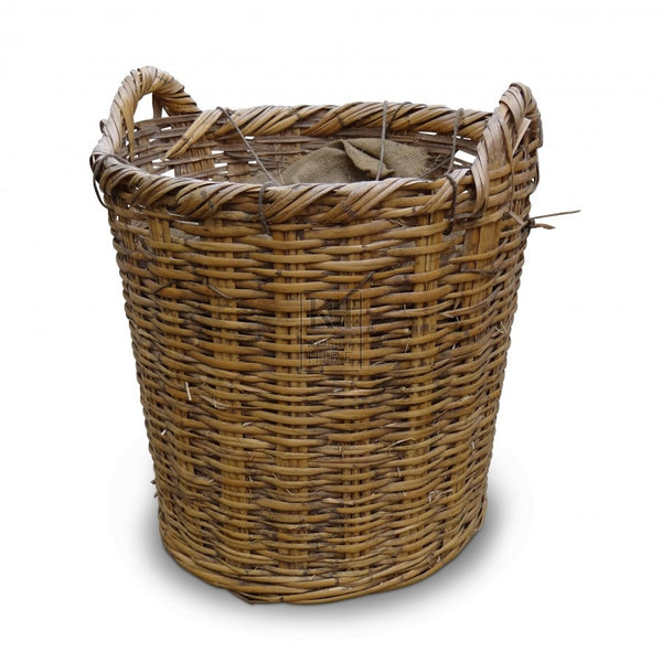 Rattan harvest basket